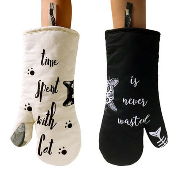Kitty Oven Gloves