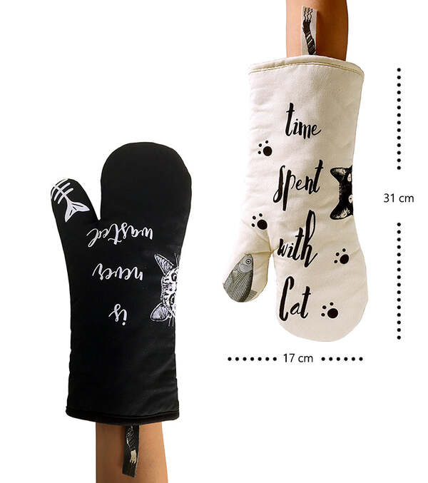 Kitty Oven Gloves