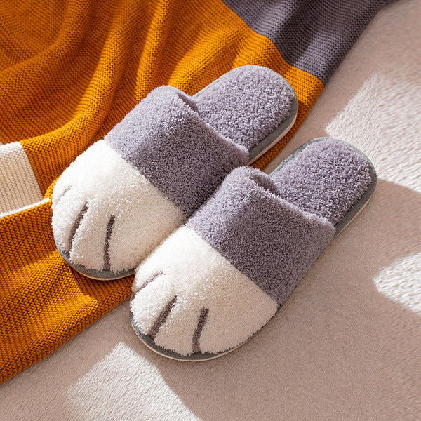 ⚡Clearance sale - Fluffy Cat Paw Slippers🔥