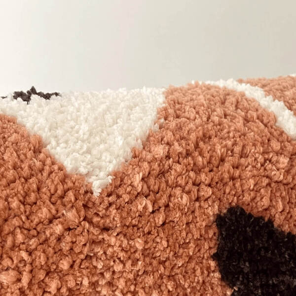 Cute Doodle-Style Cat Head Rug
