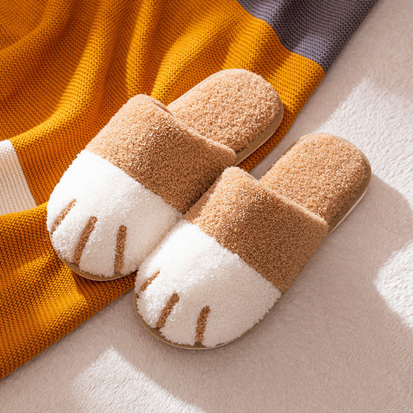 ⚡Clearance sale - Fluffy Cat Paw Slippers🔥