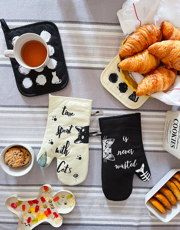 Kitty Oven Gloves