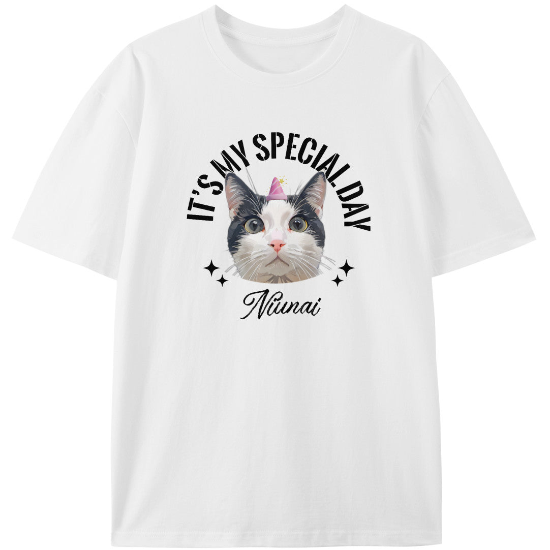 Custom Cartoon Pet T-Shirt | Personalized Cotton Tee | Buy 2 Get 15%off & Free Shipping