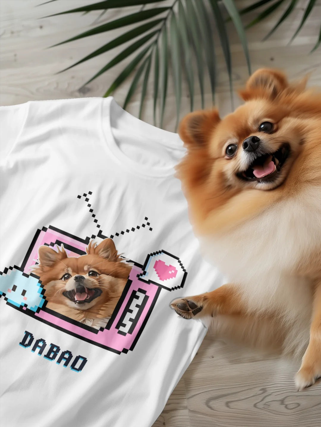 Custom Cartoon Pet T-Shirt | Personalized Cotton Tee | Buy 2 Get 15%off & Free Shipping