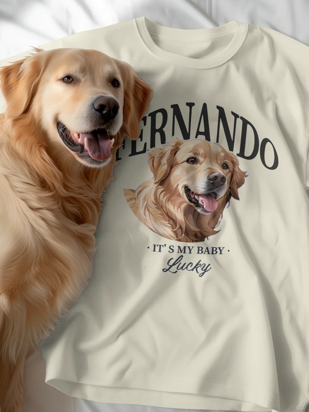 Custom Cartoon Pet T-Shirt | Personalized Cotton Tee | Buy 2 Get 15%off & Free Shipping