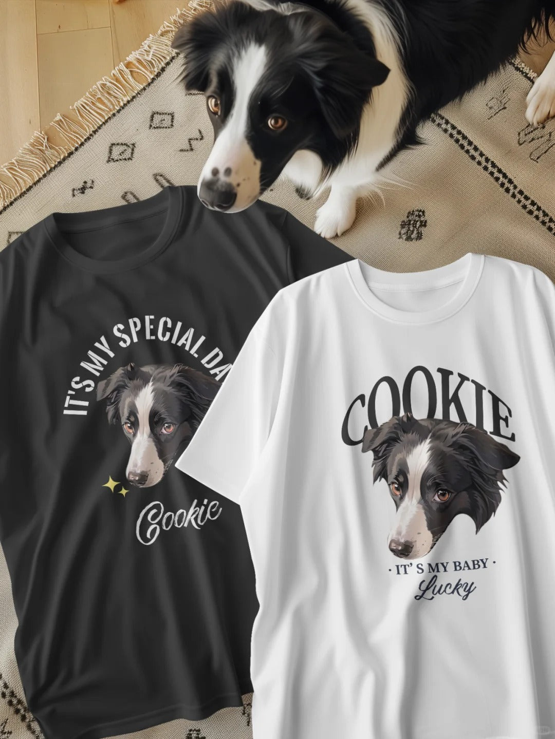 Custom Cartoon Pet T-Shirt | Personalized Cotton Tee | Buy 2 Get 15%off & Free Shipping