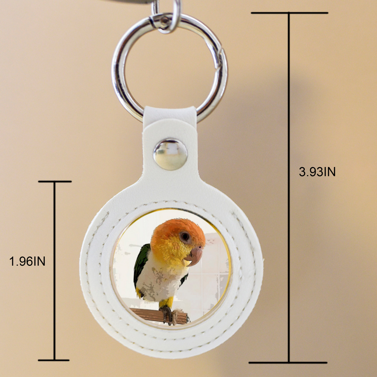 Custom Pet Face Keychain | Personalized Leather Keepsake Gift