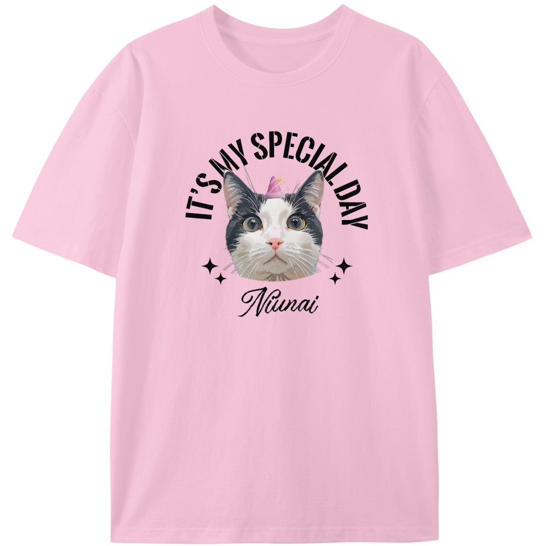 Custom Cartoon Pet T-Shirt | Personalized Cotton Tee | Buy 2 Get 15%off & Free Shipping