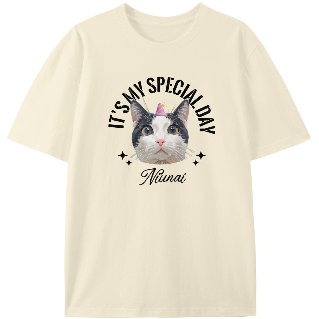 Custom Cartoon Pet T-Shirt | Personalized Cotton Tee | Buy 2 Get 15%off & Free Shipping