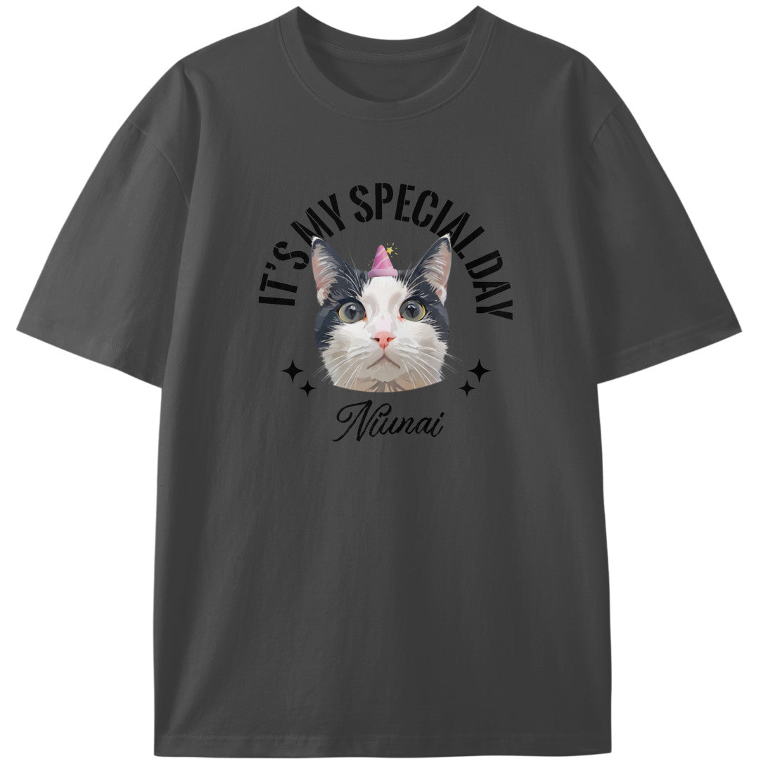 Custom Cartoon Pet T-Shirt | Personalized Cotton Tee | Buy 2 Get 15%off & Free Shipping