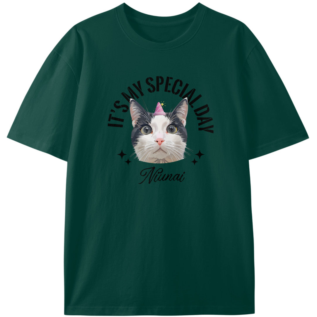 Custom Cartoon Pet T-Shirt | Personalized Cotton Tee | Buy 2 Get 15%off & Free Shipping