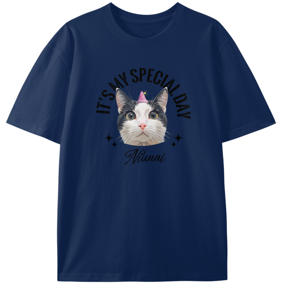 Custom Cartoon Pet T-Shirt | Personalized Cotton Tee | Buy 2 Get 15%off & Free Shipping