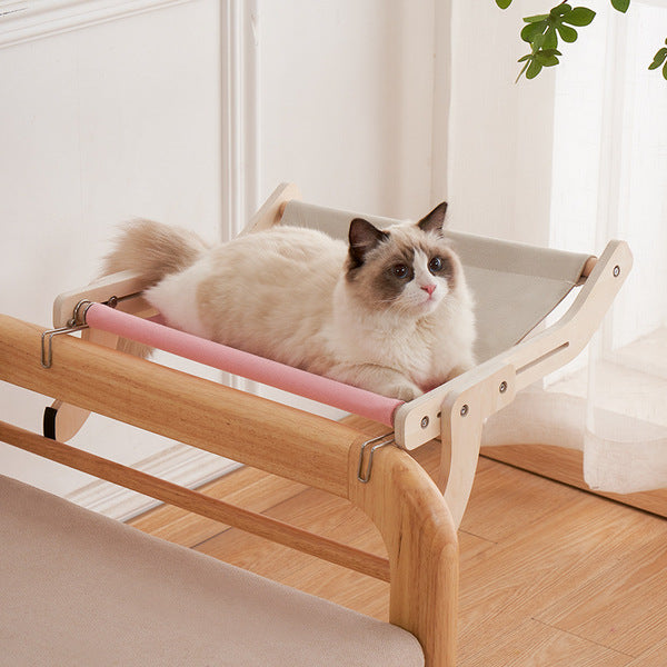 🐱Hot Sale 25%Off - Extra-Long Bedside Cat Hammock💝