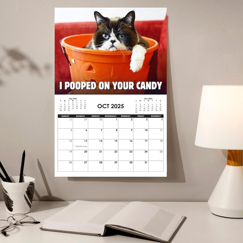 🔥 Hot Sale ✨😾 2025 Peed-Off Cats Calendar - Funny Cat Themed Gifts For Cat Lovers