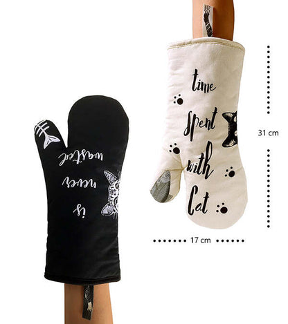 Kitty Oven Gloves
