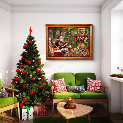 🌲 Countdown to Christmas with Advent Calendar Puzzle 1000pcs 🧩 – A Purr-fect Gift for Cat & Dog Lovers 🐾🎅