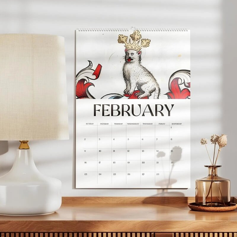 🔥 Hot Sale ✨ - 🐾 Ugly Medieval Cats Calendar 2025