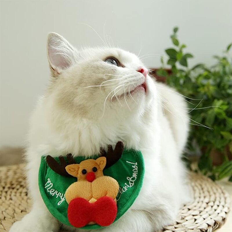 🎅Christmas Sale 30% Off - Adorable Christmas Tree Pom-Pom Hat with Reindeer Bib