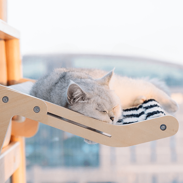 🐱Hot Sale 25%Off - Extra-Long Bedside Cat Hammock💝