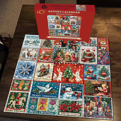 🌲 Countdown to Christmas with Advent Calendar Puzzle 1000pcs 🧩 – A Purr-fect Gift for Cat & Dog Lovers 🐾🎅