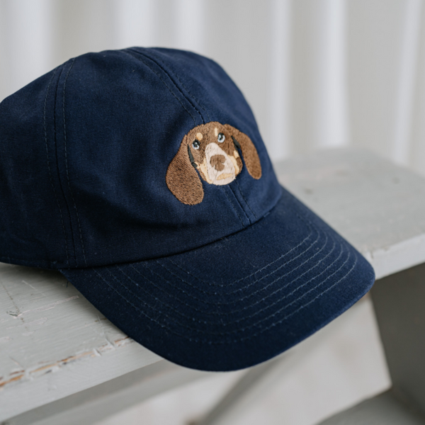 Personalized Embroidered Hat with Your Pet's Photo – Custom Dog or Cat Baseball Cap
