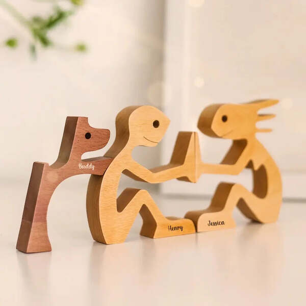 Personalized Wooden Pet Carvings - Perfect Gift for Pet Lovers