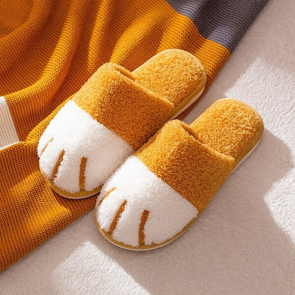 ⚡Clearance sale - Fluffy Cat Paw Slippers🔥