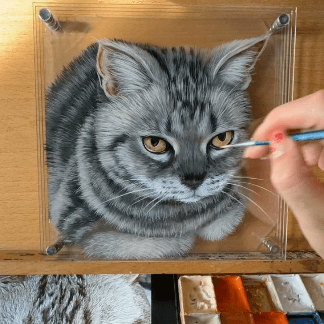 💝 Hot Sale - Custom 3D Pet Portrait: A Lifelike Masterpiece