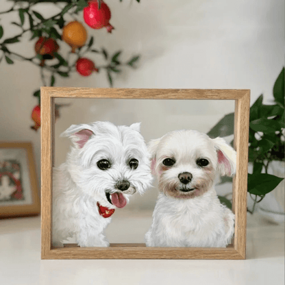 💝 Hot Sale - Custom 3D Pet Portrait: A Lifelike Masterpiece