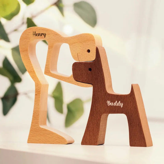 Personalized Wooden Pet Carvings - Perfect Gift for Pet Lovers