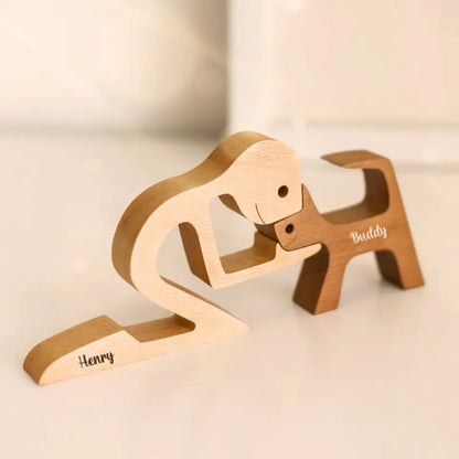 Personalized Wooden Pet Carvings - Perfect Gift for Pet Lovers