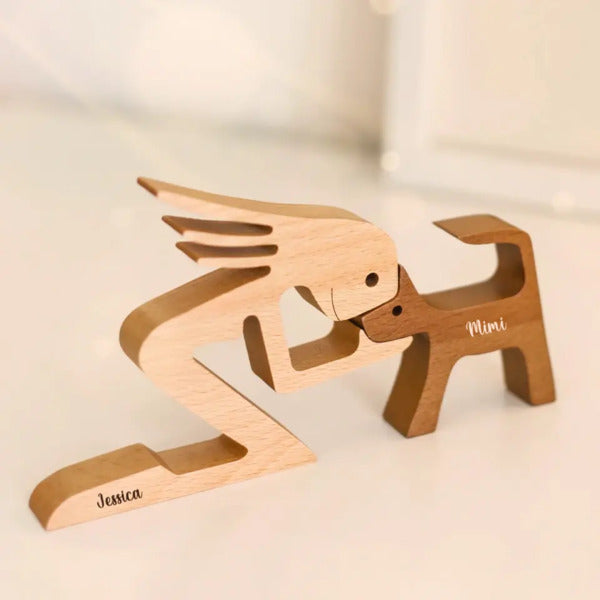 Personalized Wooden Pet Carvings - Perfect Gift for Pet Lovers