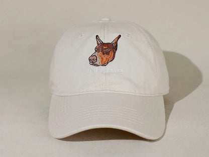 Personalized Embroidered Hat with Your Pet's Photo – Custom Dog or Cat Baseball Cap