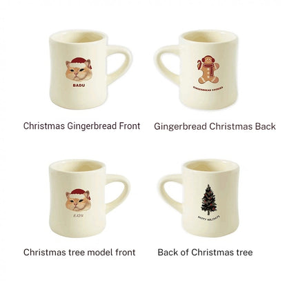 Custom Pet Ceramic Mug - Cute Cat and Dog Coffee Cup for Office, Creative Christmas Gift