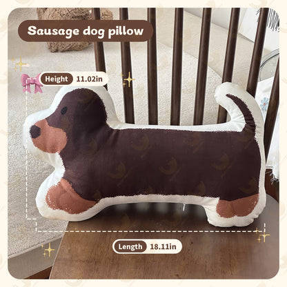 Cute Hand-Painted Cartoon Dachshund Mug - Original Stackable Ceramic Cup Gift Set