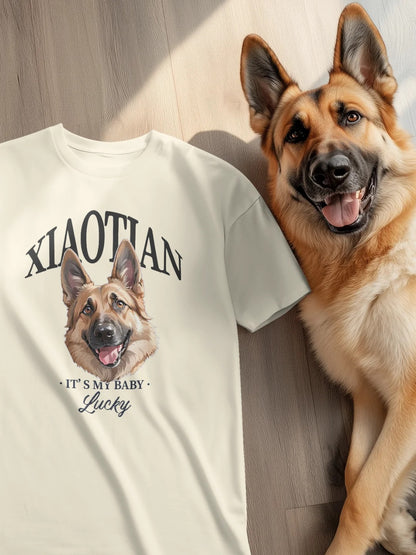 Custom Cartoon Pet T-Shirt | Personalized Cotton Tee | Buy 2 Get 15%off & Free Shipping