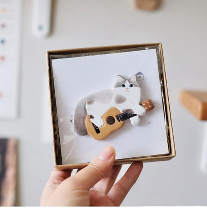 Custom Pet Memorial Ceramic Brooch/Fridge Magnet gifts for girlfriend