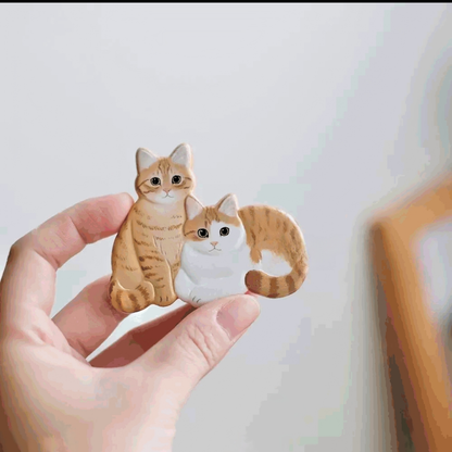 Custom Pet Memorial Ceramic Brooch/Fridge Magnet gifts for girlfriend