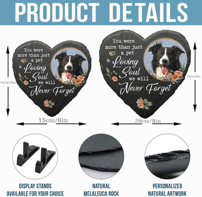 Natural Stone Pet Memorial - Personalized Pet Gravestone for Lasting Tribute