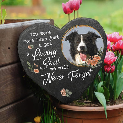 Natural Stone Pet Memorial - Personalized Pet Gravestone for Lasting Tribute