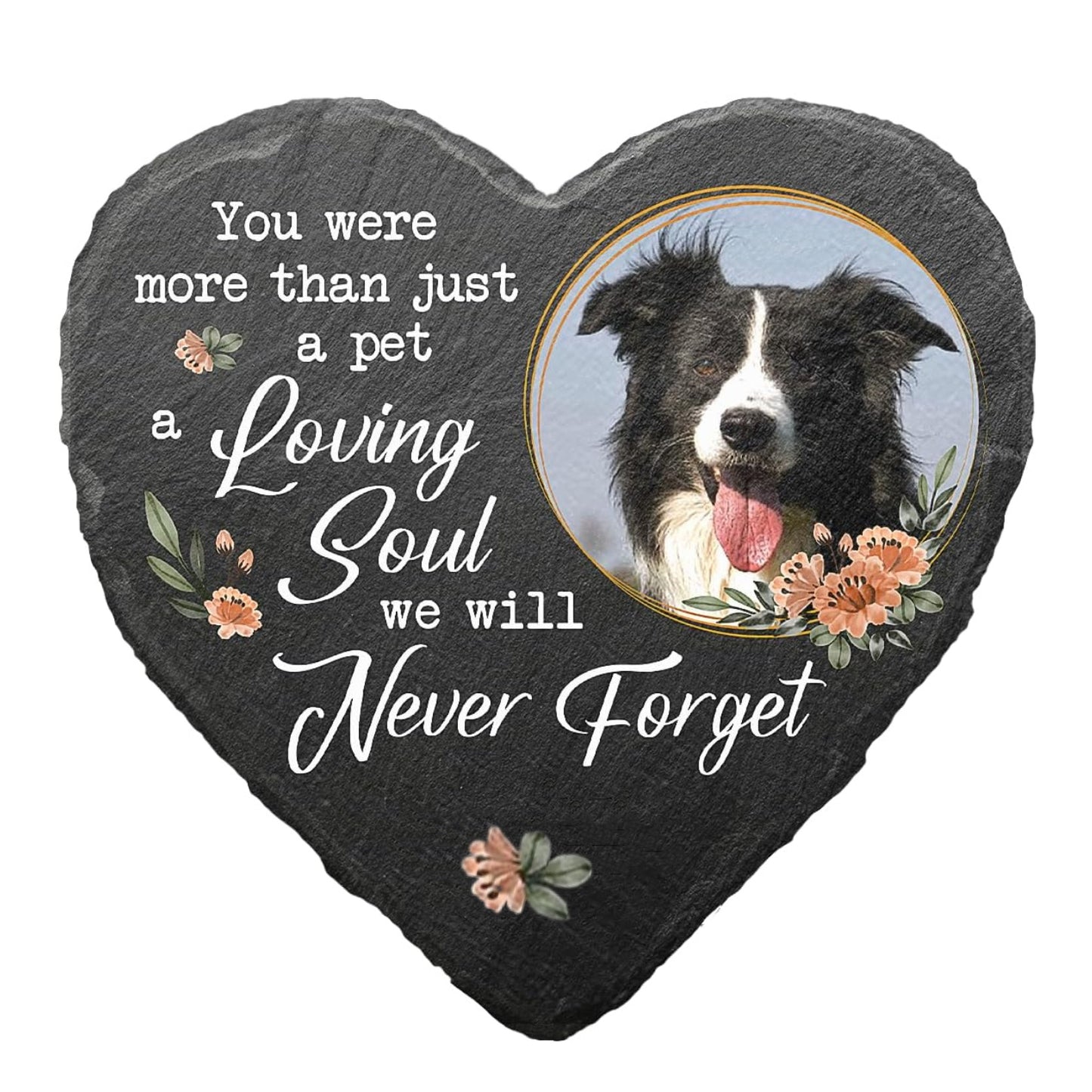 Natural Stone Pet Memorial - Personalized Pet Gravestone for Lasting Tribute