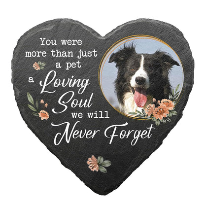 Natural Stone Pet Memorial - Personalized Pet Gravestone for Lasting Tribute