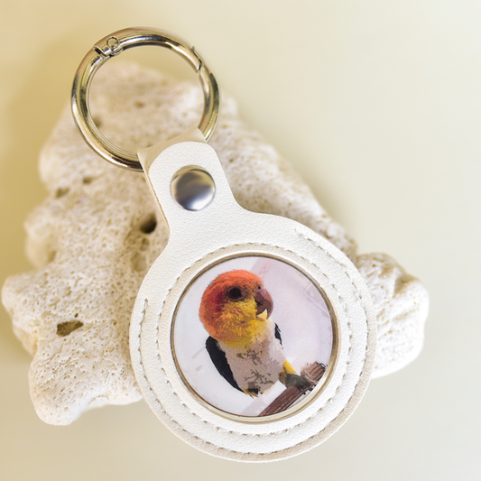 Custom Pet Face Keychain | Personalized Leather Keepsake Gift