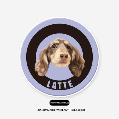 Custom Pet Illustration Rug - Personalized Polyester Pet Memorial Gift