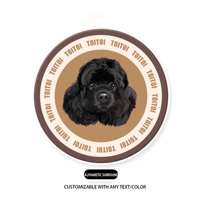 Custom Pet Illustration Rug - Personalized Polyester Pet Memorial Gift