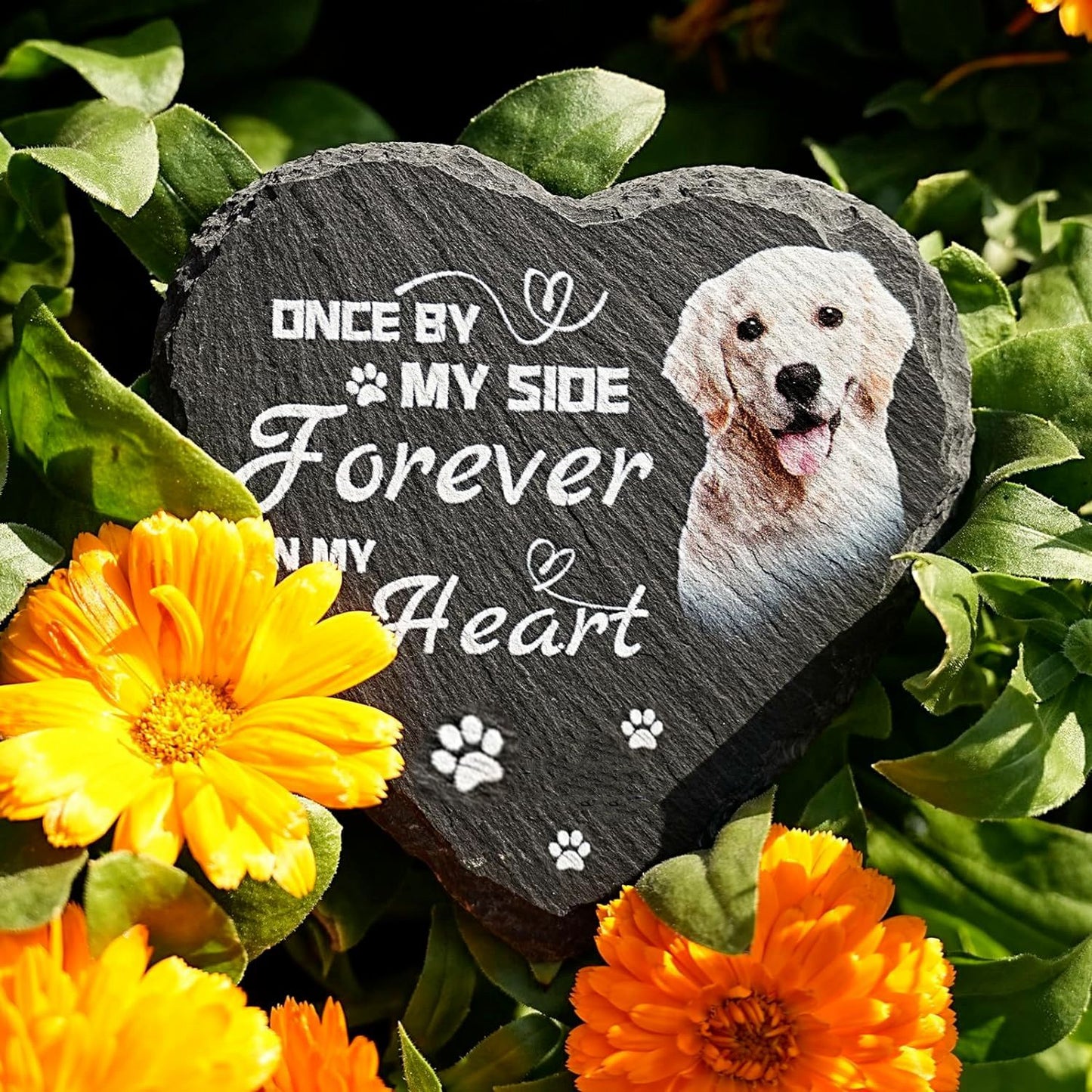 Natural Stone Pet Memorial - Personalized Pet Gravestone for Lasting Tribute