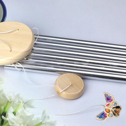 Personalized Angel Wing Pet Memorial Wind Chime - DIY Suncatcher Ornament for Dogs & Cats