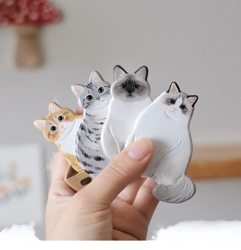 Custom Pet Memorial Ceramic Brooch/Fridge Magnet gifts for girlfriend