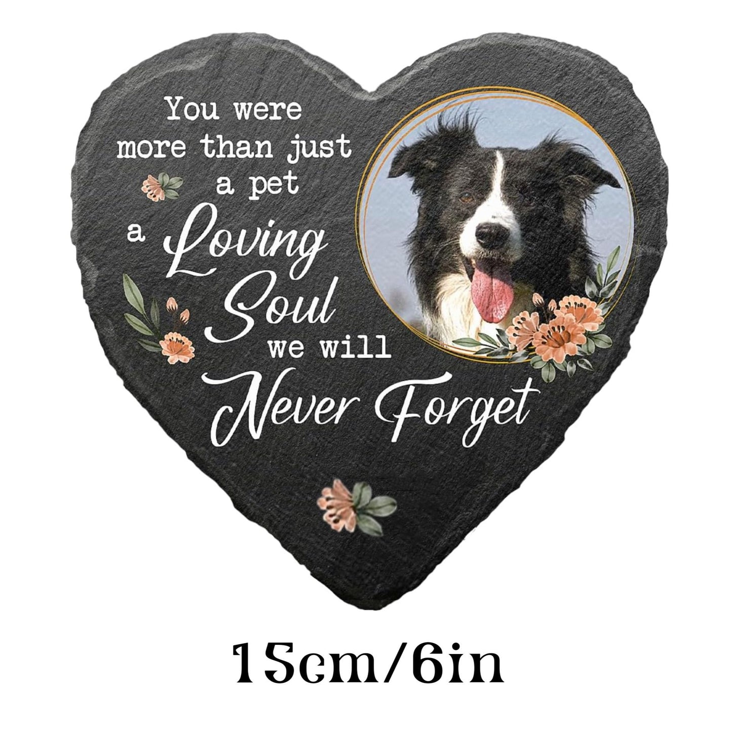 Natural Stone Pet Memorial - Personalized Pet Gravestone for Lasting Tribute