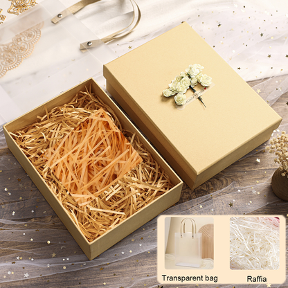 PURPURKITTY Gift Box - Kraft Paper Packaging for Holidays & Special Occasions
